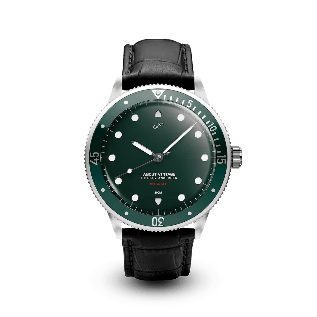 1926 At'sea, Steel / Green Sunray