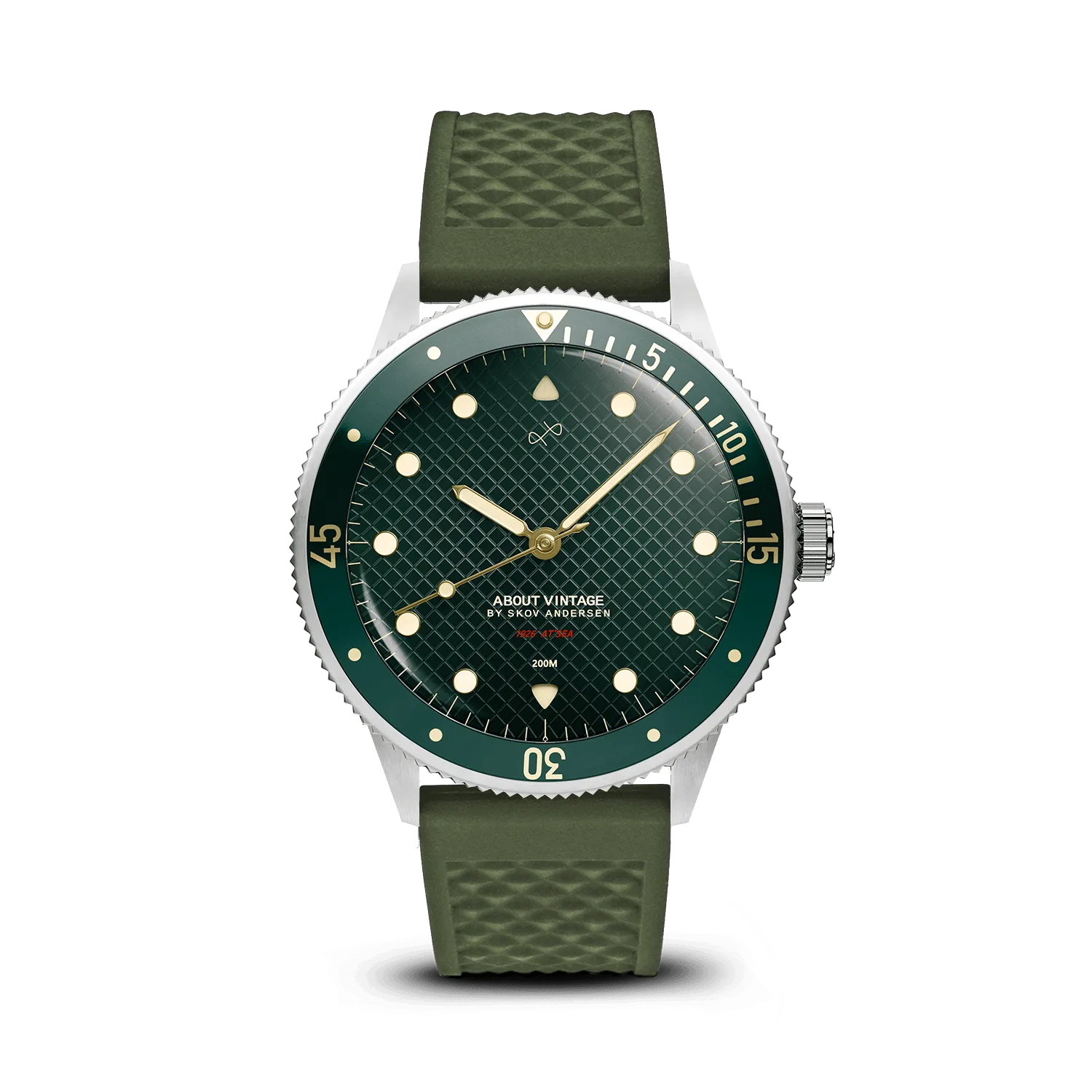 1926 At'sea, Steel / Green Turtle Vintage – 39MM