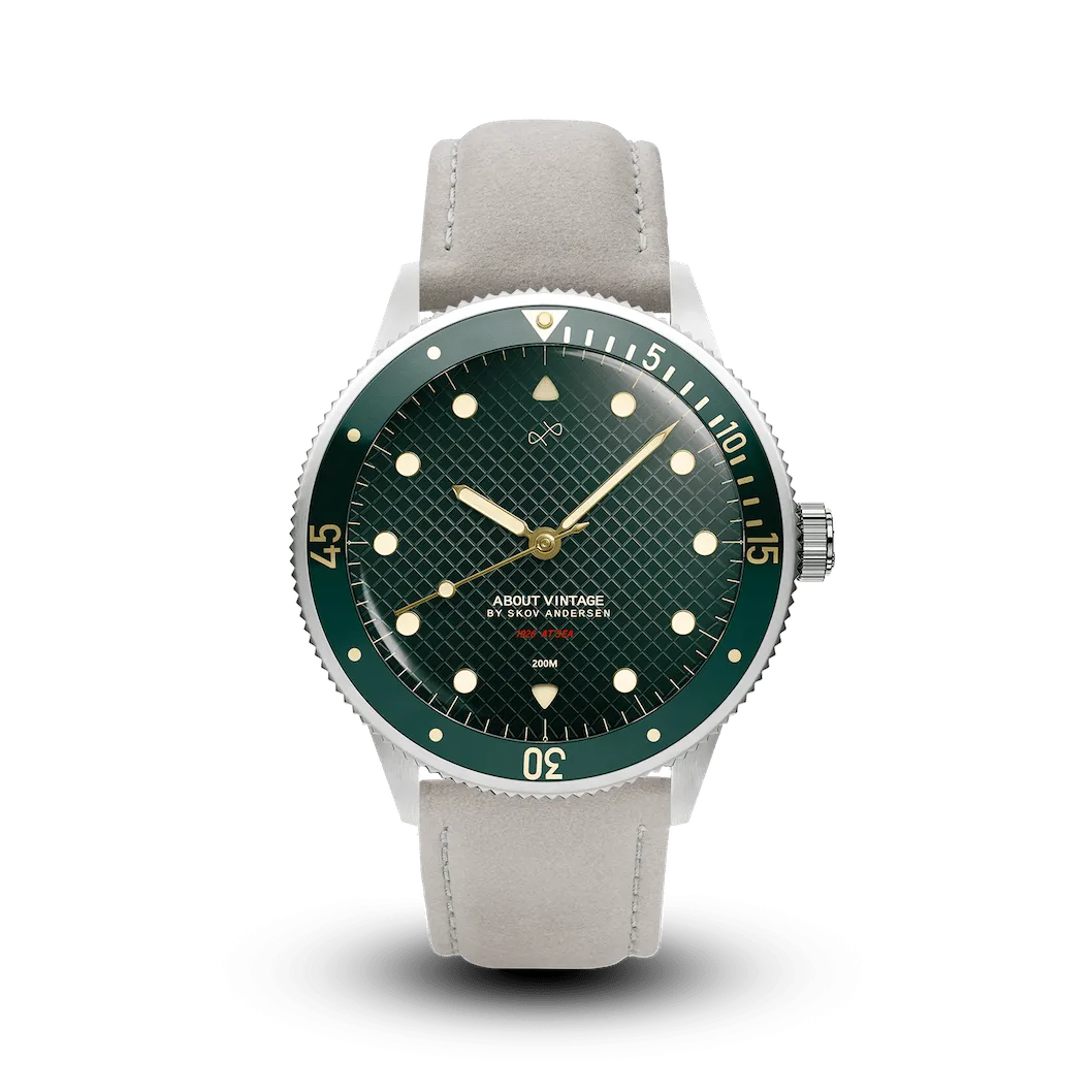 1926 At'sea, Steel / Green Turtle Vintage – 39MM