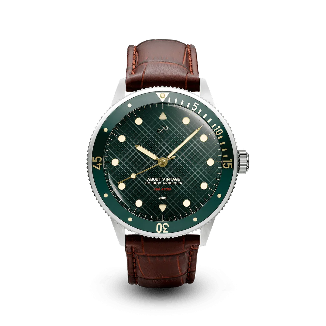1926 At'sea, Steel / Green Turtle Vintage – 39MM