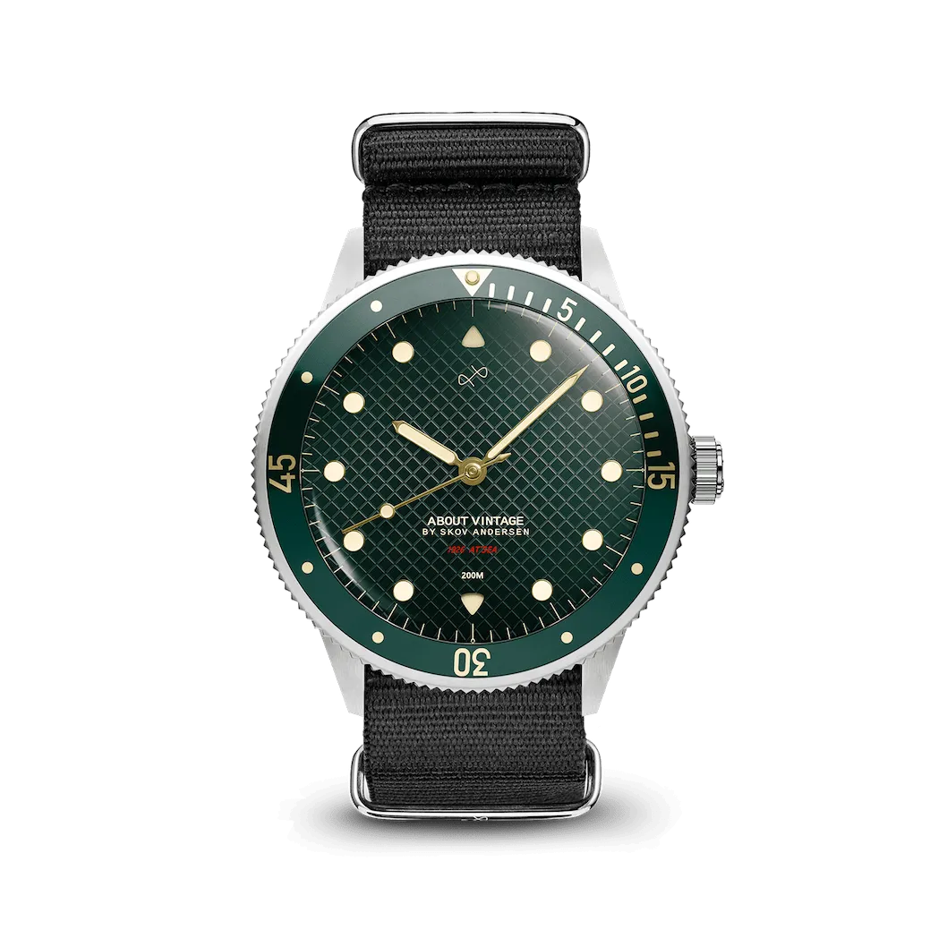 1926 At'sea, Steel / Green Turtle Vintage – 39MM