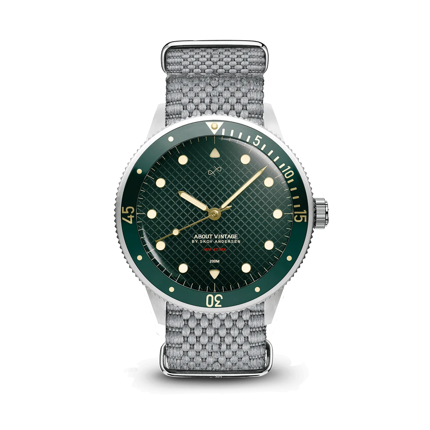 1926 At'sea, Steel / Green Turtle Vintage – 39MM