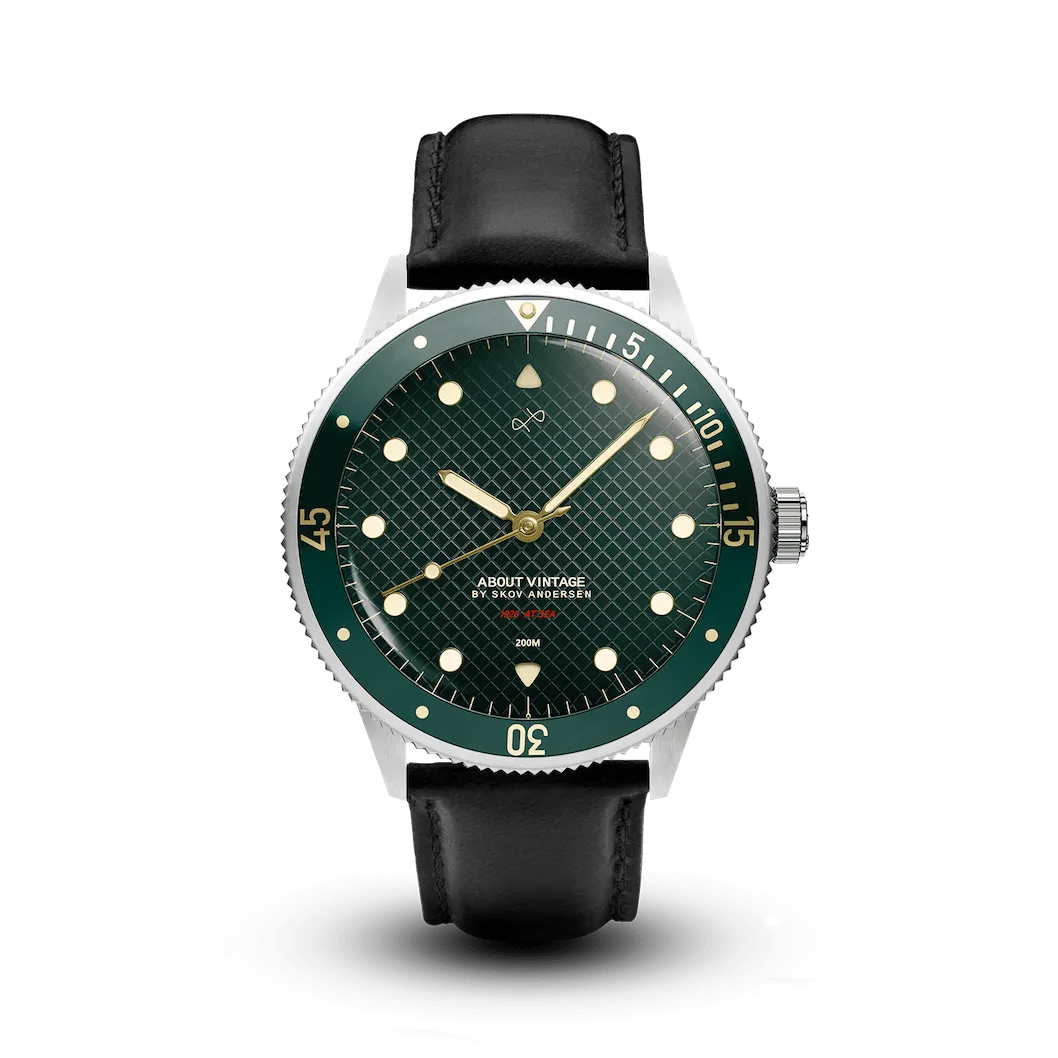 1926 At'sea, Steel / Green Turtle Vintage – 39MM