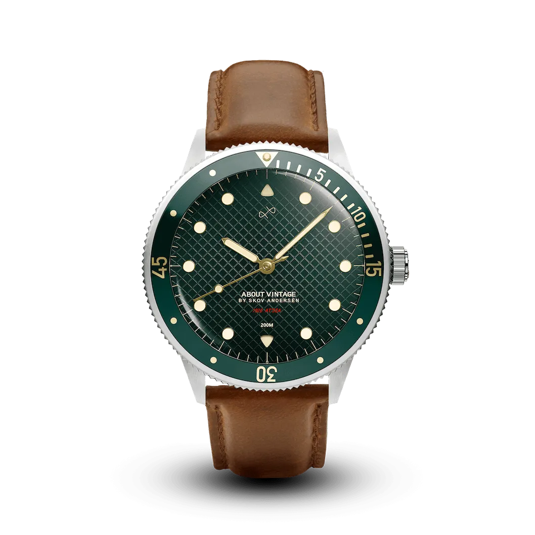 1926 At'sea, Steel / Green Turtle Vintage – 39MM