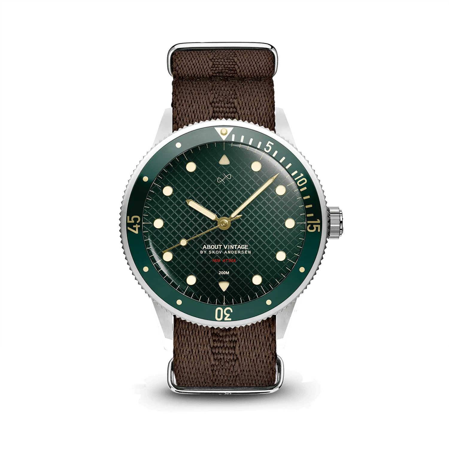 1926 At'sea, Steel / Green Turtle Vintage – 39MM