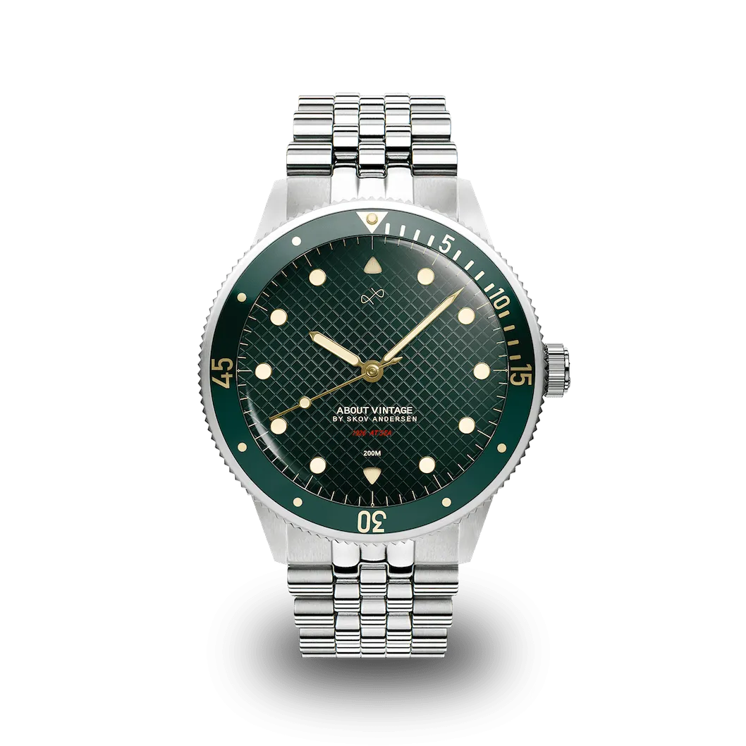 1926 At'sea, Steel / Green Turtle Vintage – 39MM