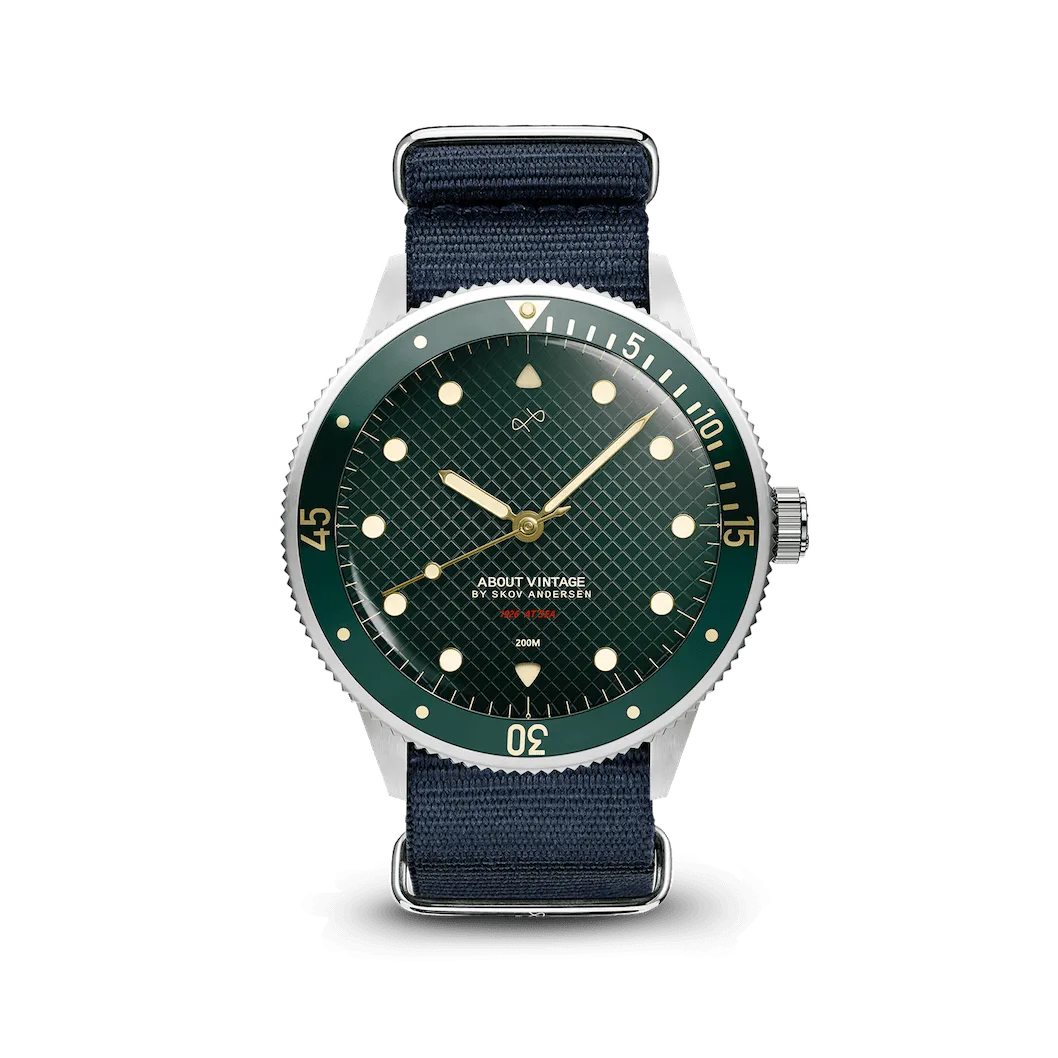 1926 At'sea, Steel / Green Turtle Vintage – 39MM