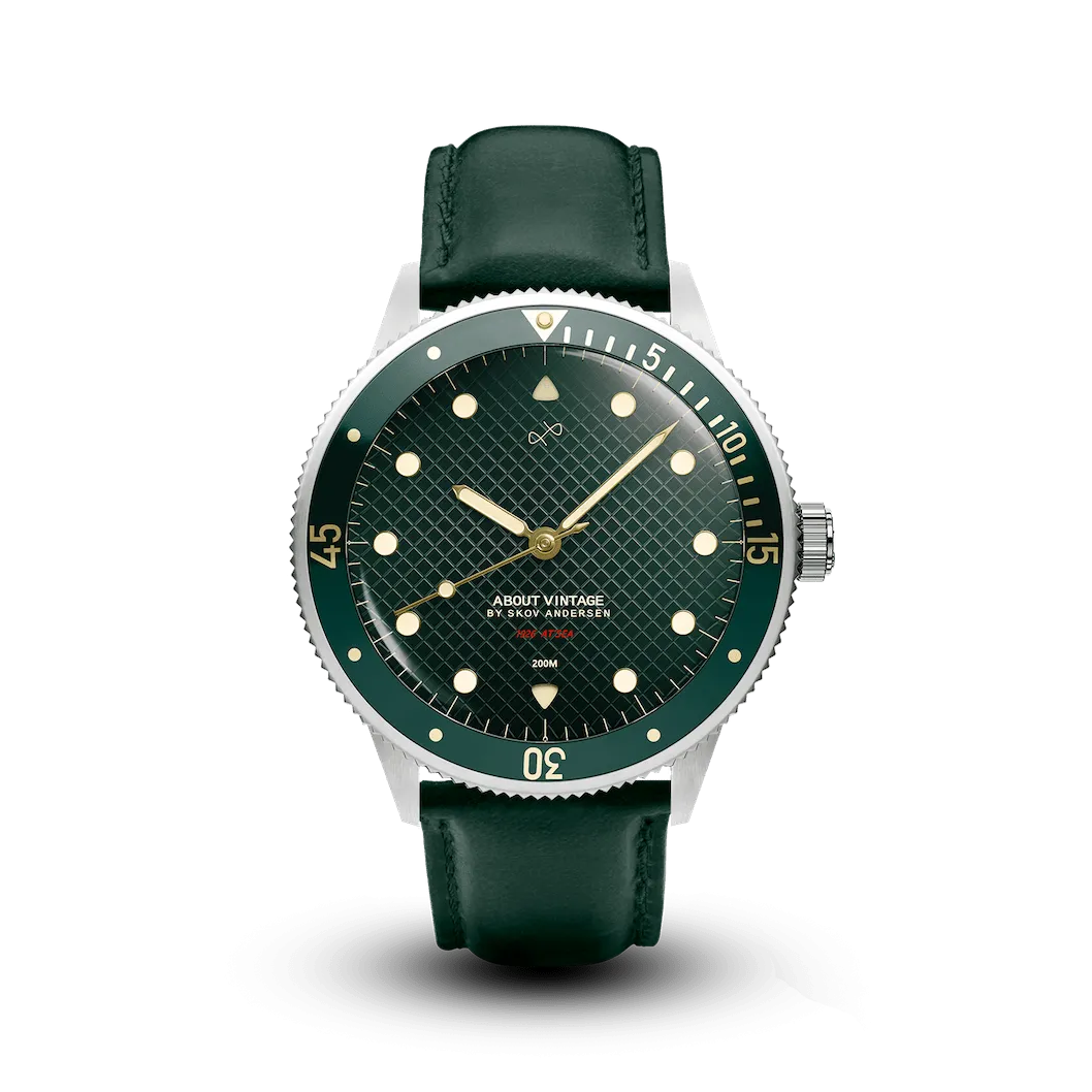 1926 At'sea, Steel / Green Turtle Vintage – 39MM
