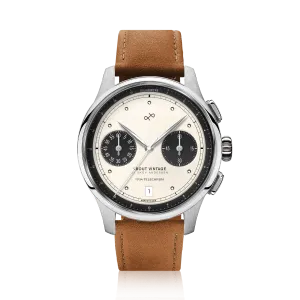 1934 Telechron, Steel / Off White & Black (B)