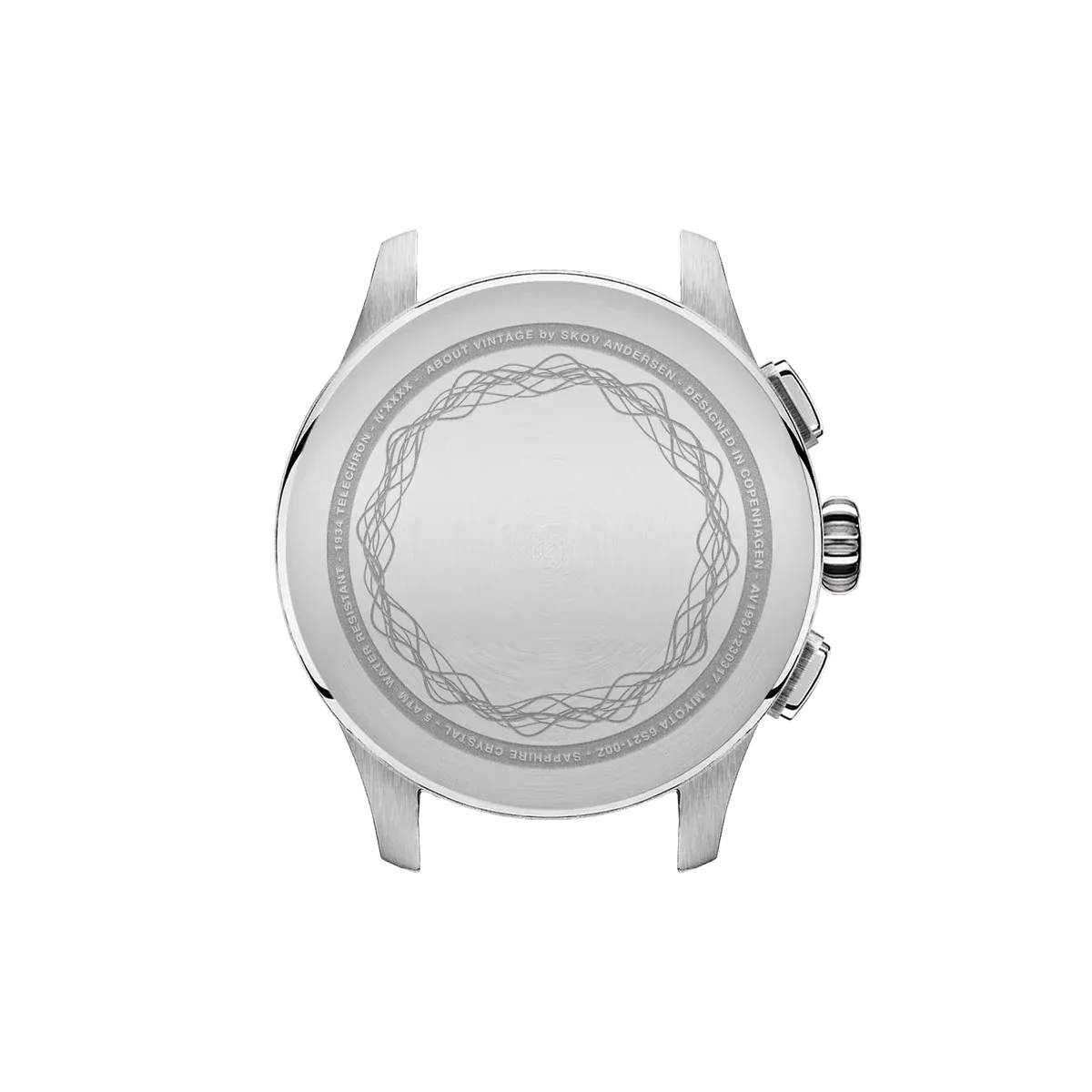 1934 Telechron, Steel / Off White (B)