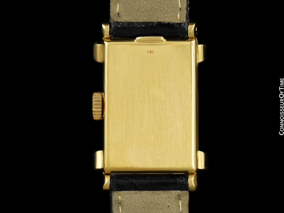1940's Patek Philippe Vintage Mens Ref. 1450 "Top Hat" Watch - 18K Gold