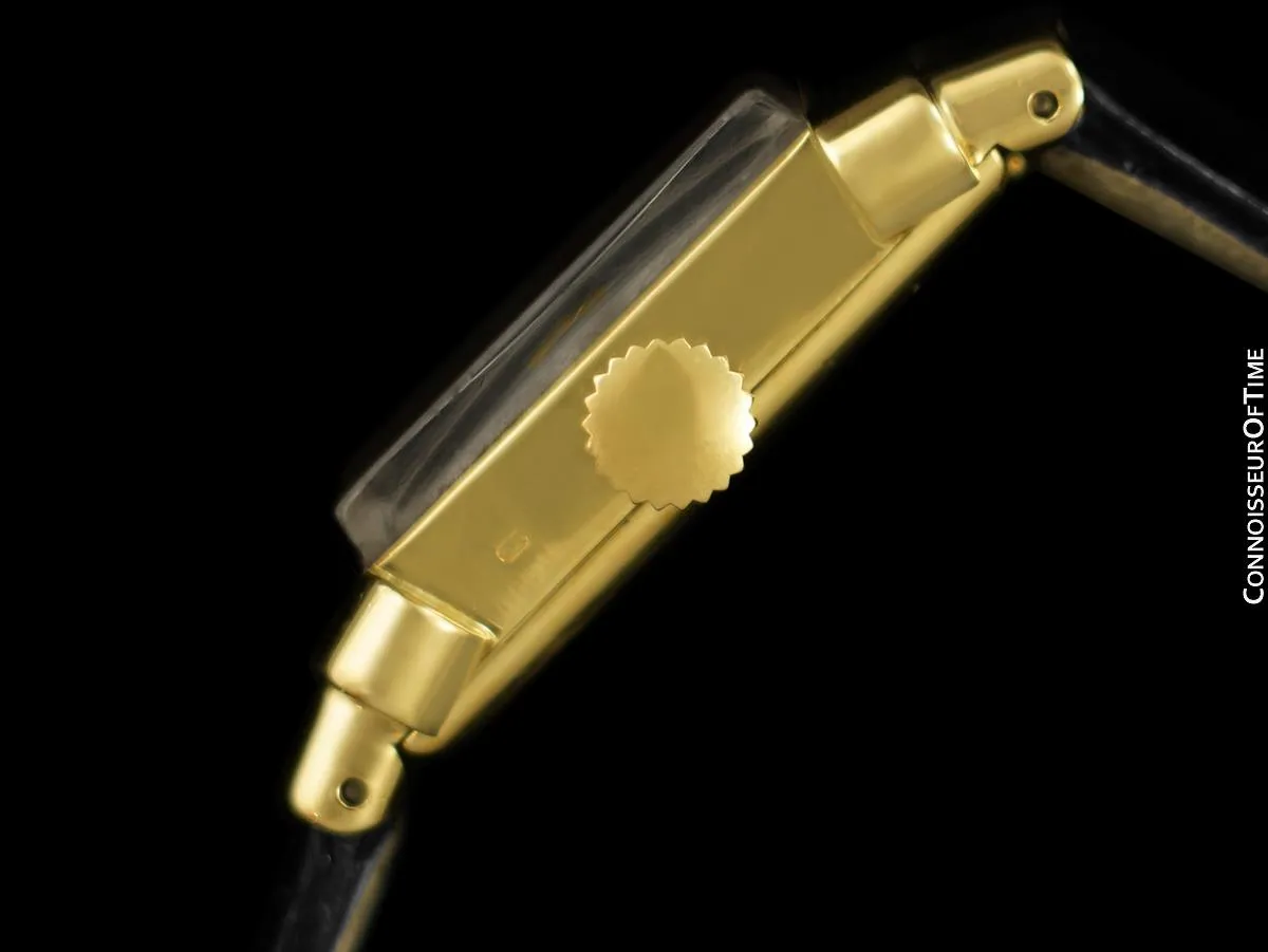 1940's Patek Philippe Vintage Mens Ref. 1450 "Top Hat" Watch - 18K Gold