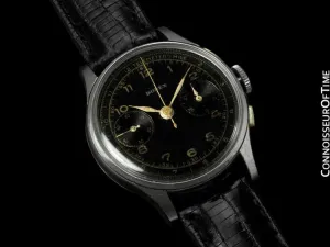 1940's Tudor (Rolex) Vintage Mens Art Deco Small Rose Dress Watch, Ref. 746 - Stainless Steel