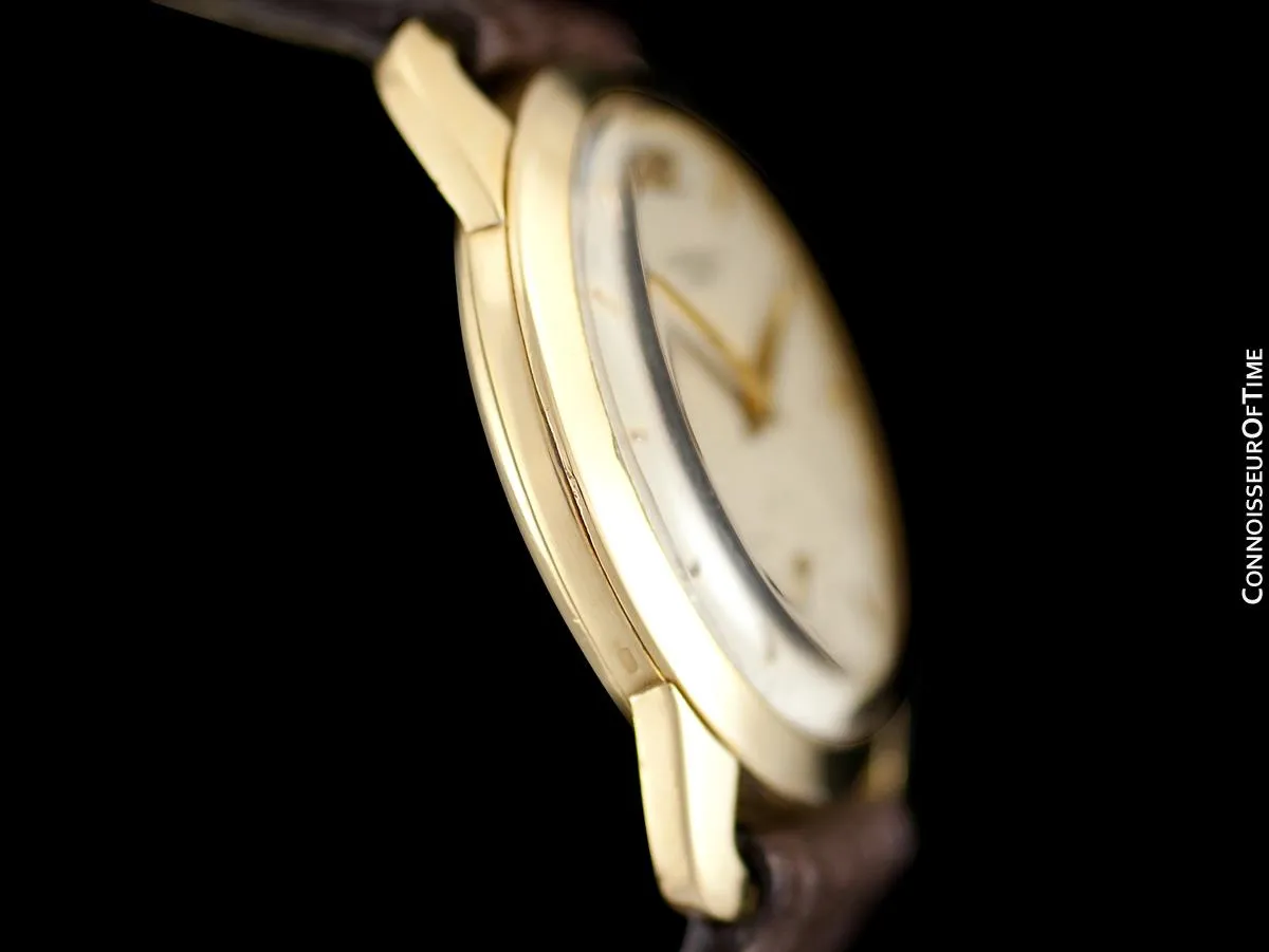 1947 Universal Geneve Vintage Mens Full Size Dress Watch - 18K Gold