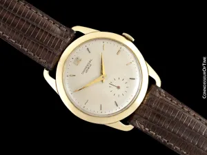 1947 Universal Geneve Vintage Mens Full Size Dress Watch - 18K Gold