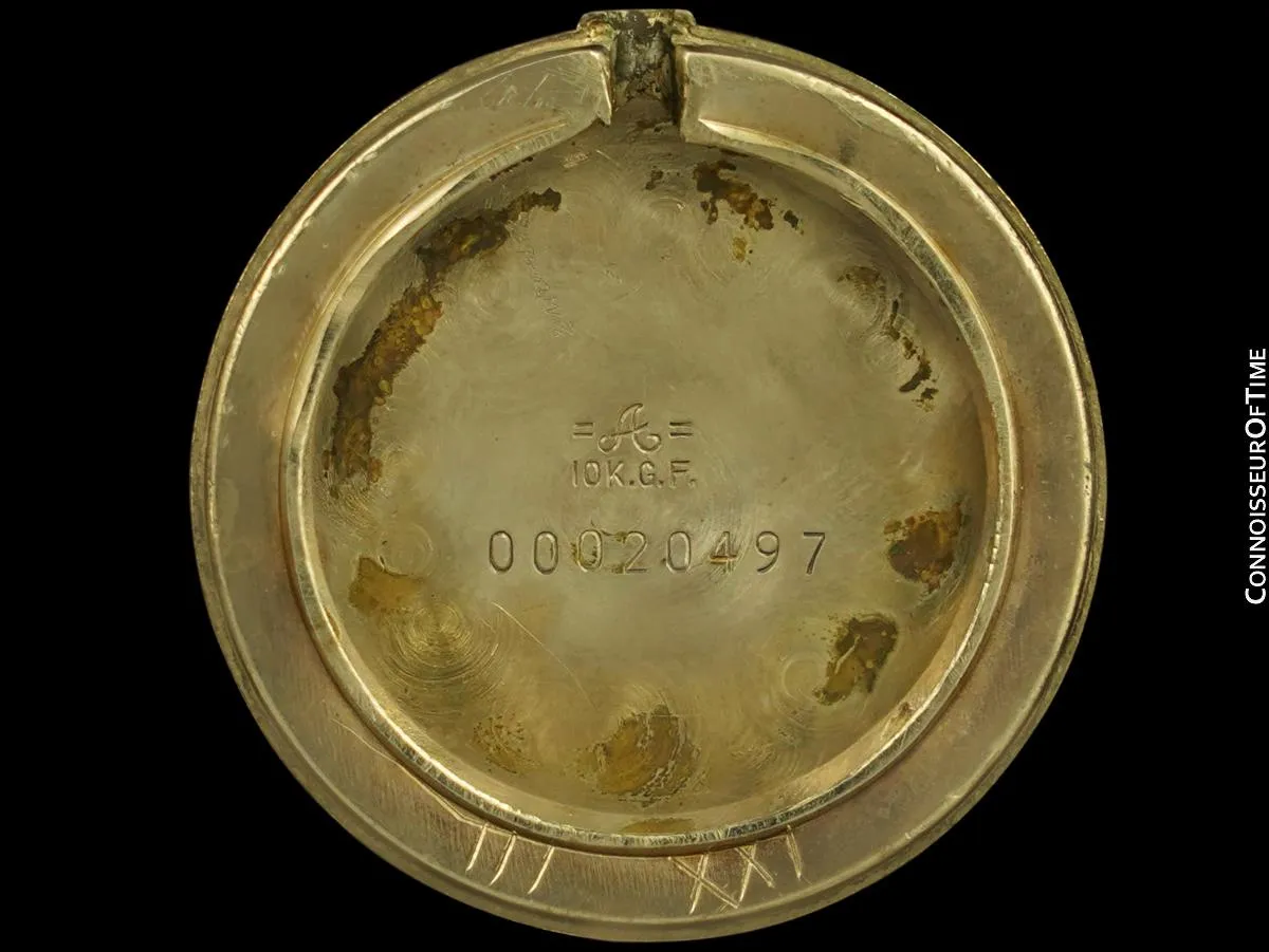 1954 Jaeger-LeCoultre Vintage Calendar Date Mens Watch - 10K Gold Filled