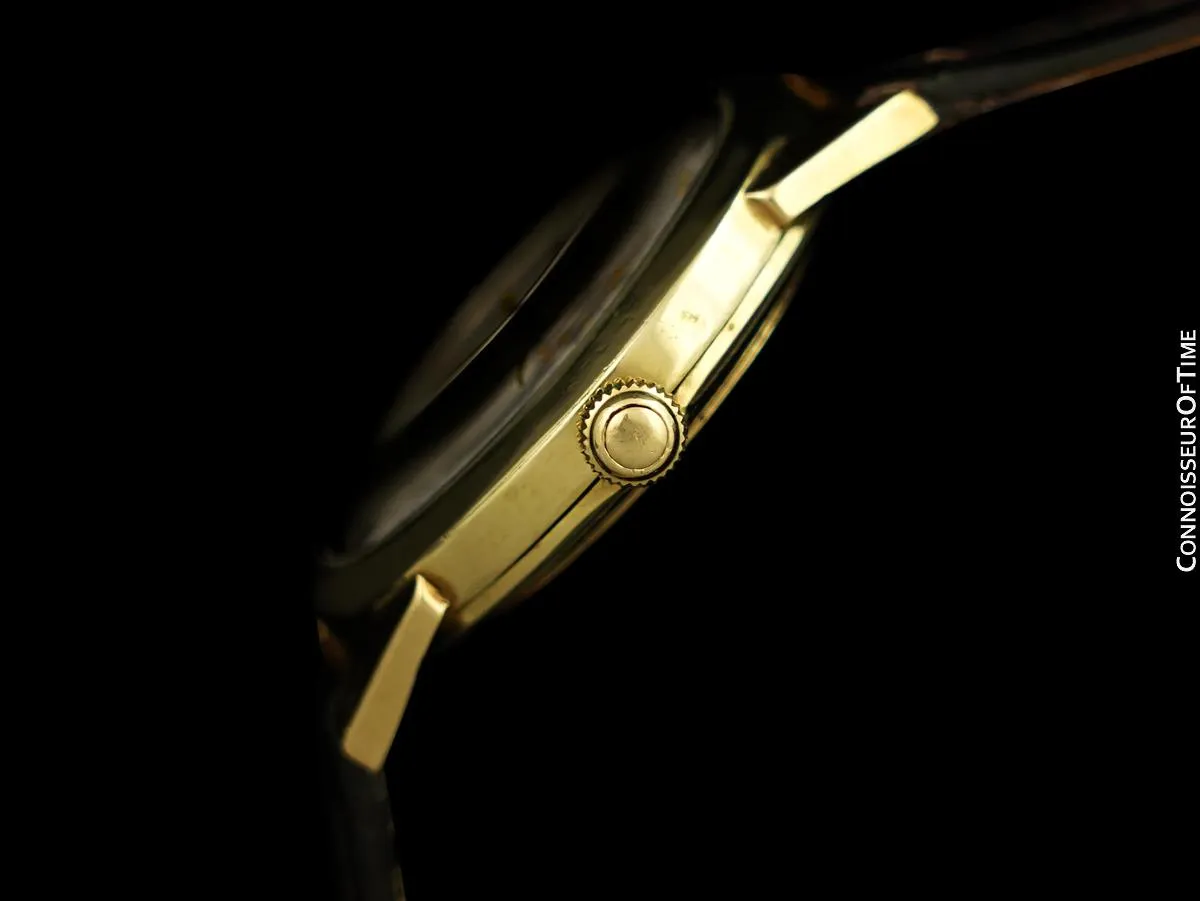 1954 Jaeger-LeCoultre Vintage Calendar Date Mens Watch - 10K Gold Filled