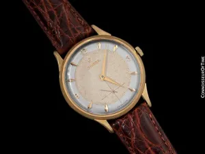 1955 Omega Vintage Mens 30T2 Based Dress Watch, Large Size - 14K Rose Gold