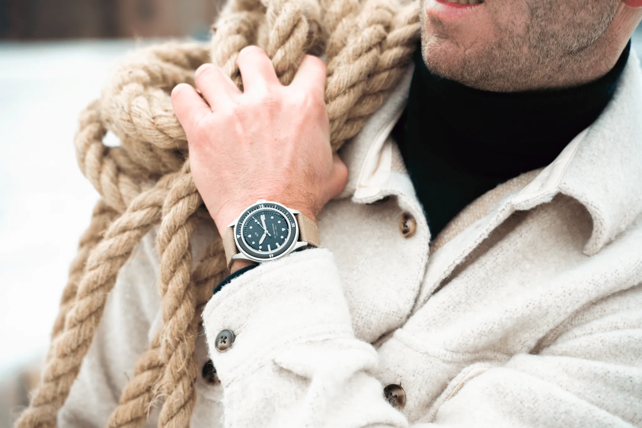 1956 Marine, Steel / Black (B)