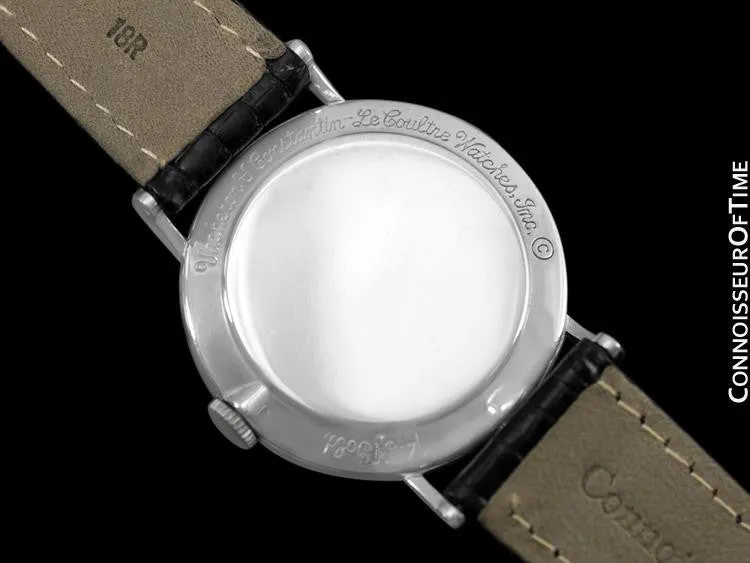 1957 Jaeger-LeCoultre / Vacheron & Constantin Vintage Galaxy Mystery Dial - 14K White Gold & Diamonds