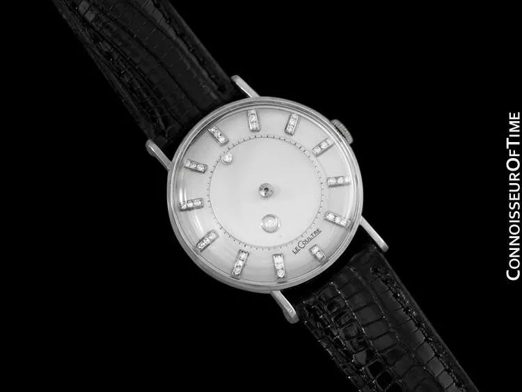 1957 Jaeger-LeCoultre / Vacheron & Constantin Vintage Galaxy Mystery Dial - 14K White Gold & Diamonds