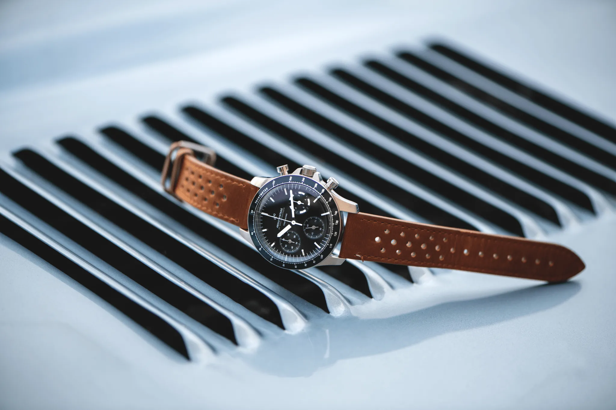 1960 Racing Chronograph, Steel / Midnight Blue (B)