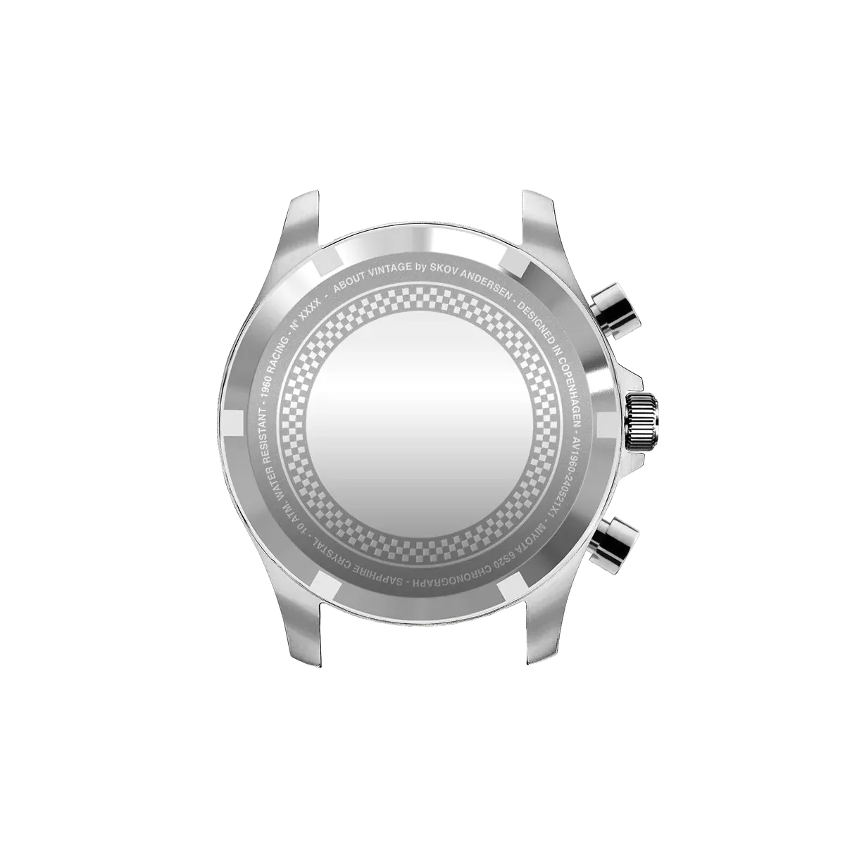 1960 Racing Chronograph, Steel / Off White & Black (B)