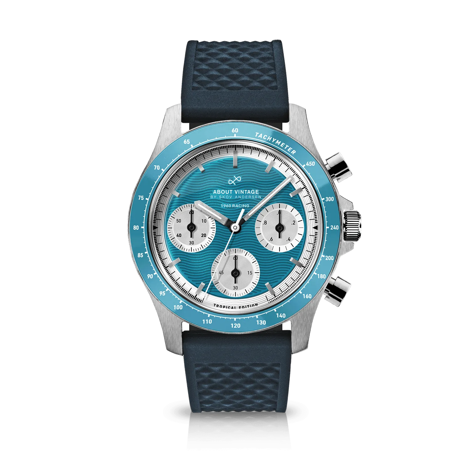 1960 Racing Chronograph, Steel / Tropical Blue