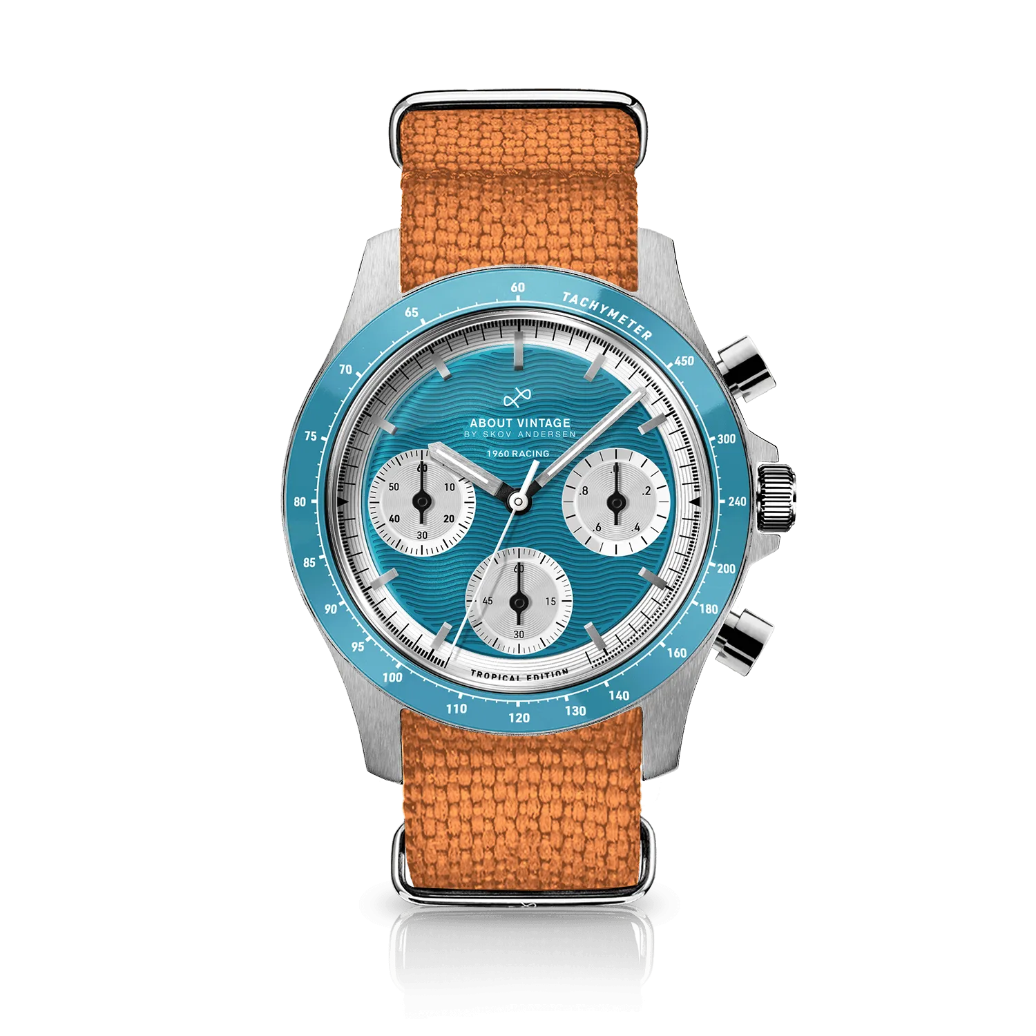 1960 Racing Chronograph, Steel / Tropical Blue