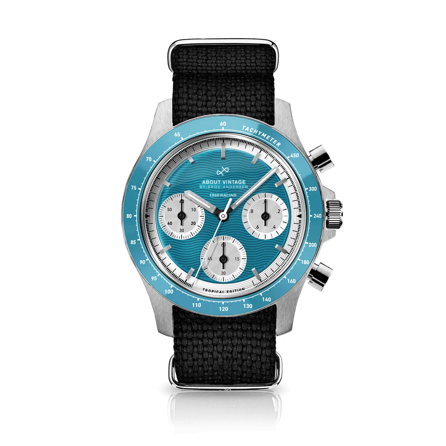 1960 Racing Chronograph, Steel / Tropical Blue