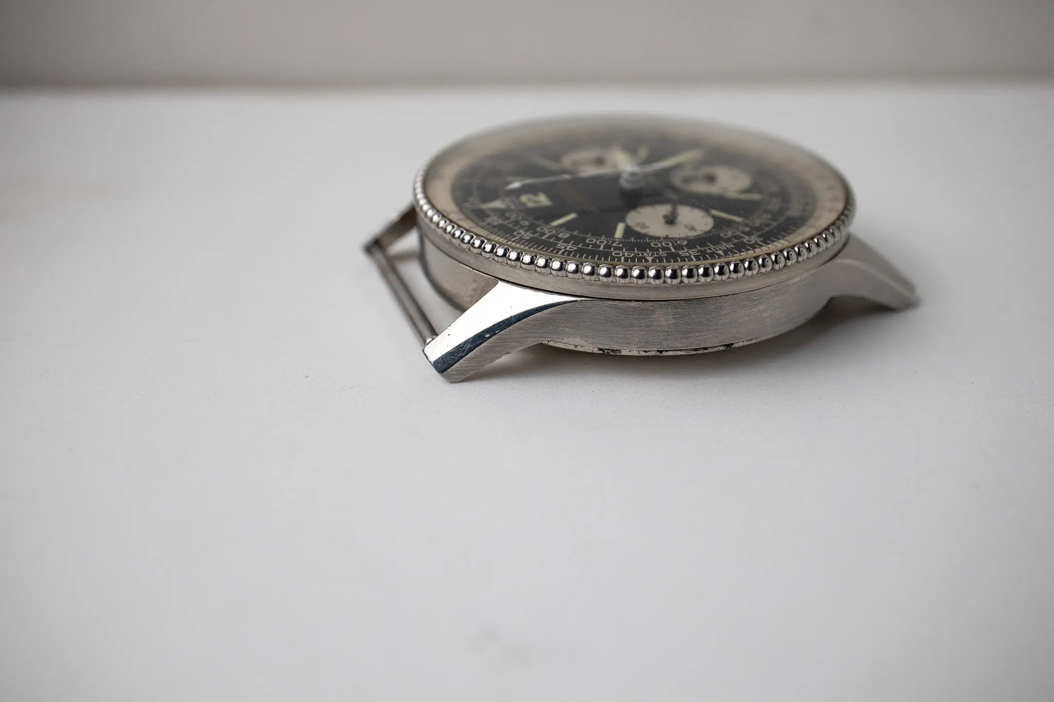 1960's Breitling Navitimer 806 Gold AOPA Gilt Dial Reverse Panda