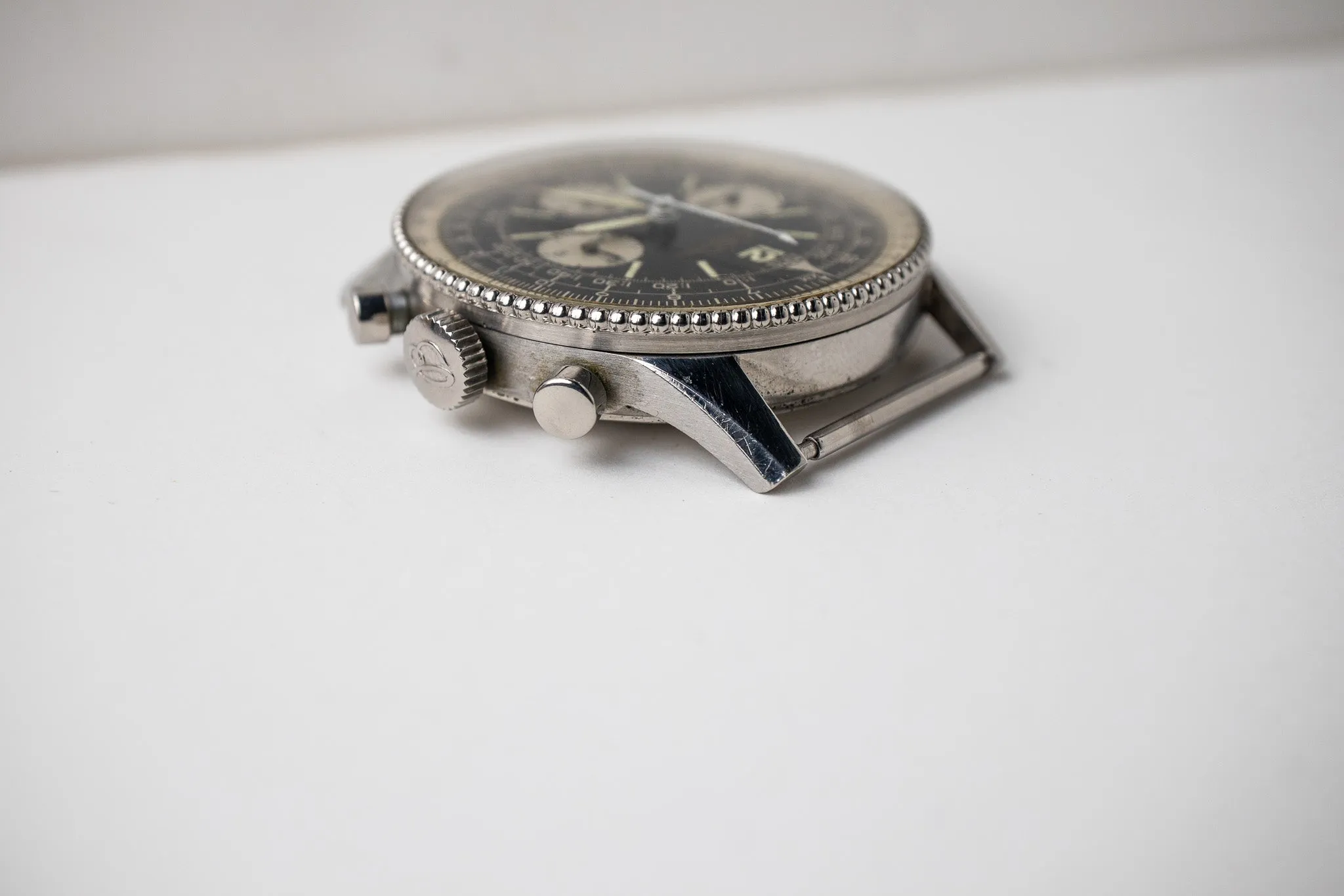 1960's Breitling Navitimer 806 Gold AOPA Gilt Dial Reverse Panda