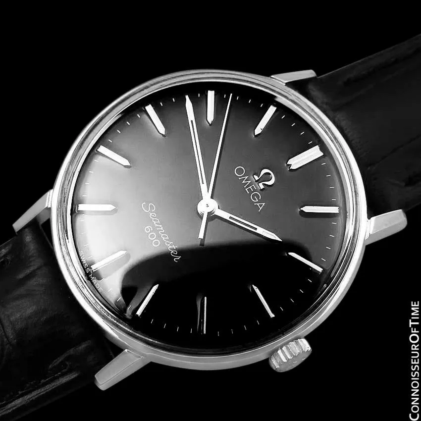 1960's Omega Vintage Mens Handwound Watch - Stainless Steel