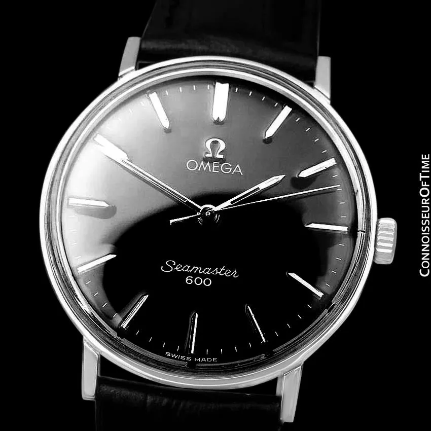 1960's Omega Vintage Mens Handwound Watch - Stainless Steel