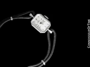 1960's Rolex Vintage Ladies Dress Watch - 14K White Gold