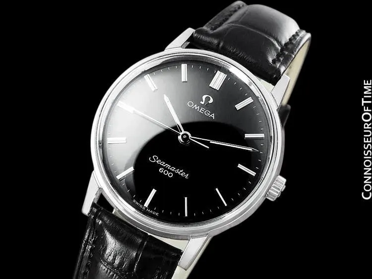 1962 Omega Seamaster 600 Vintage Mens Handwound Watch - Stainless Steel
