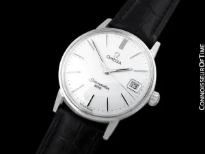 1966 Omega Seamaster 600 Vintage Mens Handwound Watch - Stainless Steel