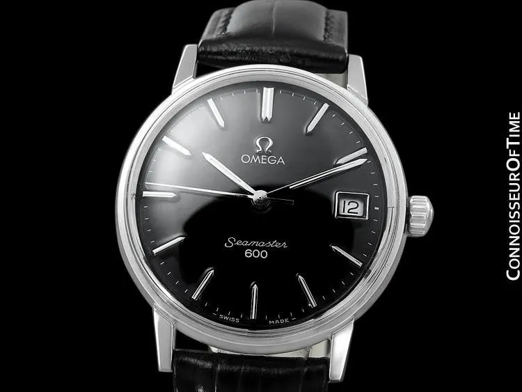 1966 Omega Seamaster 600 Vintage Mens Handwound Watch - Stainless Steel