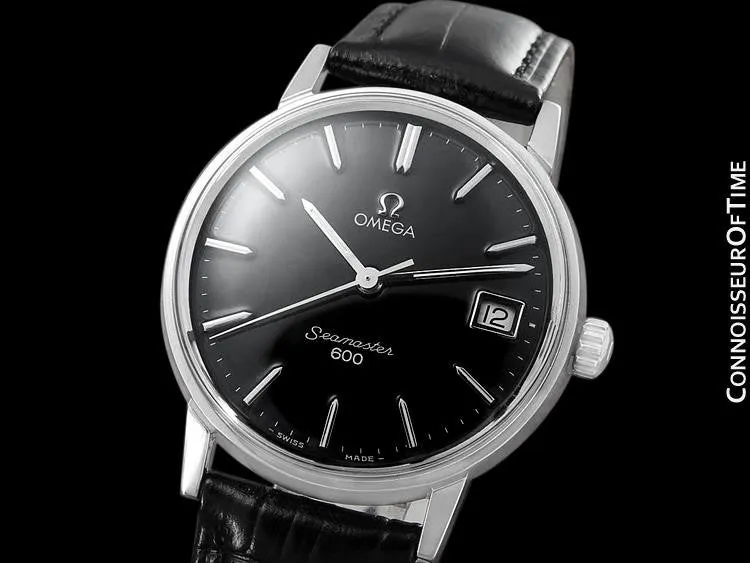 1966 Omega Seamaster 600 Vintage Mens Handwound Watch - Stainless Steel