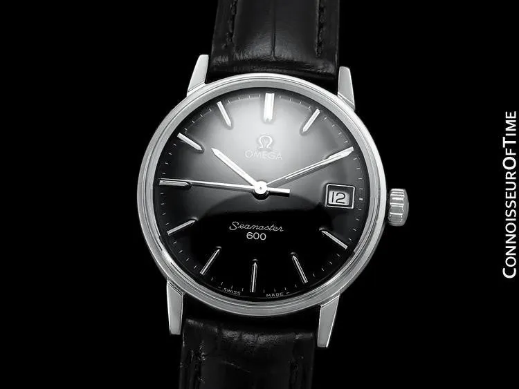 1966 Omega Seamaster 600 Vintage Mens Handwound Watch - Stainless Steel