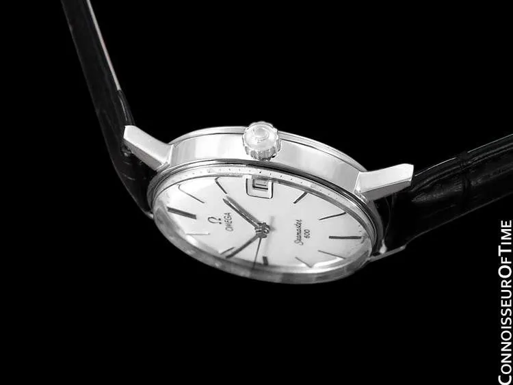 1966 Omega Seamaster 600 Vintage Mens Handwound Watch - Stainless Steel