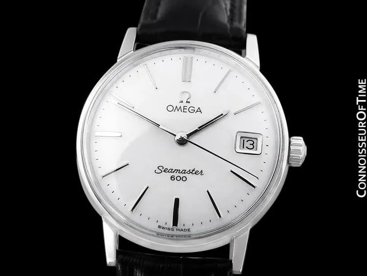 1966 Omega Seamaster 600 Vintage Mens Handwound Watch - Stainless Steel