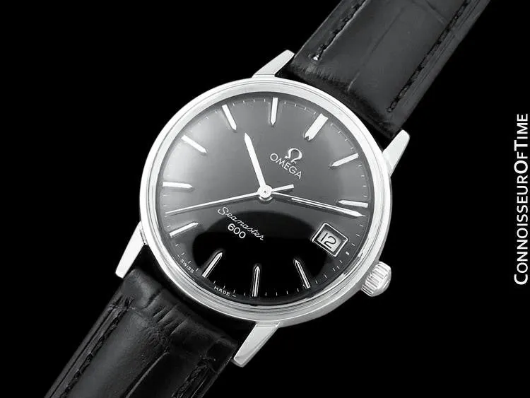 1966 Omega Seamaster 600 Vintage Mens Handwound Watch - Stainless Steel