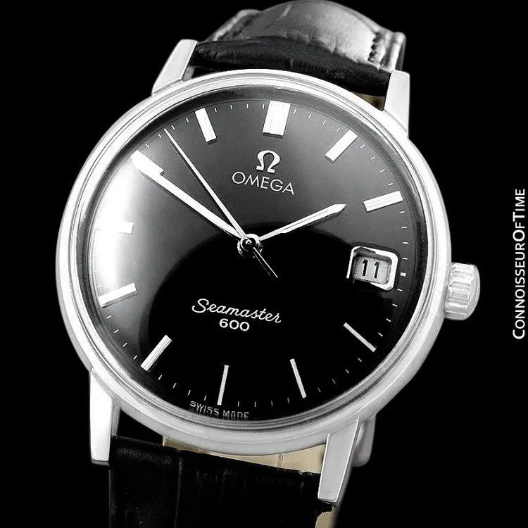 1968 Omega Seamaster 600 Vintage Mens Handwound Watch - Stainless Steel