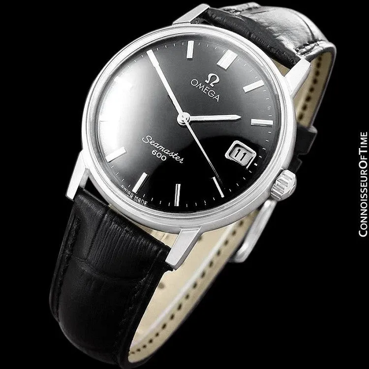 1968 Omega Seamaster 600 Vintage Mens Handwound Watch - Stainless Steel
