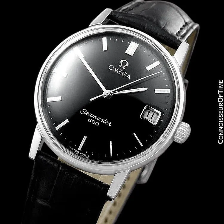 1968 Omega Seamaster 600 Vintage Mens Handwound Watch - Stainless Steel