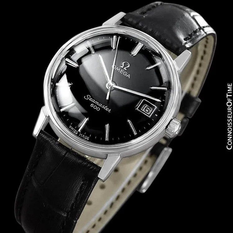 1969 Omega Seamaster 600 Vintage Mens Handwound Watch - Stainless Steel