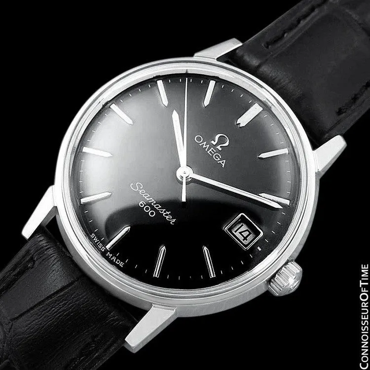 1969 Omega Seamaster 600 Vintage Mens Handwound Watch - Stainless Steel