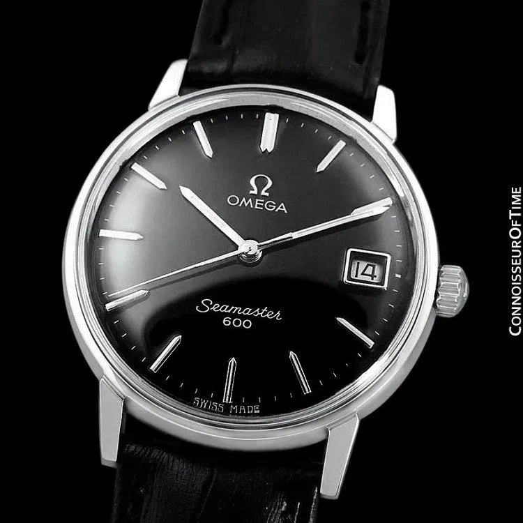 1969 Omega Seamaster 600 Vintage Mens Handwound Watch - Stainless Steel
