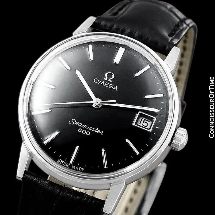 1969 Omega Seamaster 600 Vintage Mens Handwound Watch - Stainless Steel